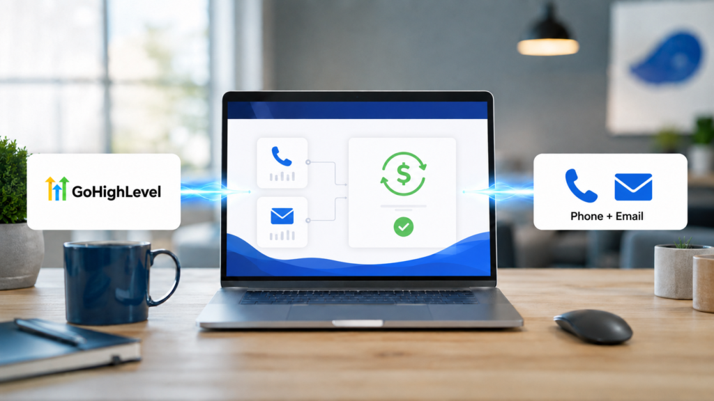 how to set up Phone and email rebilling in GoHighLevel