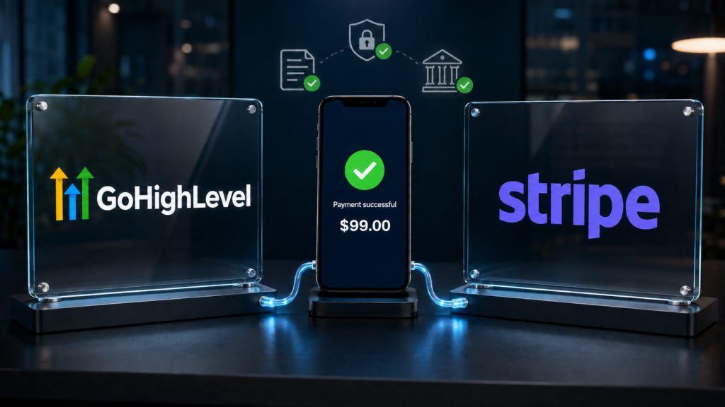 gohighlevel stripe sub account integration setup
